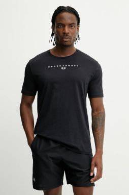Tréningové tričko Under Armour čierna farba, vzorované, 6000211