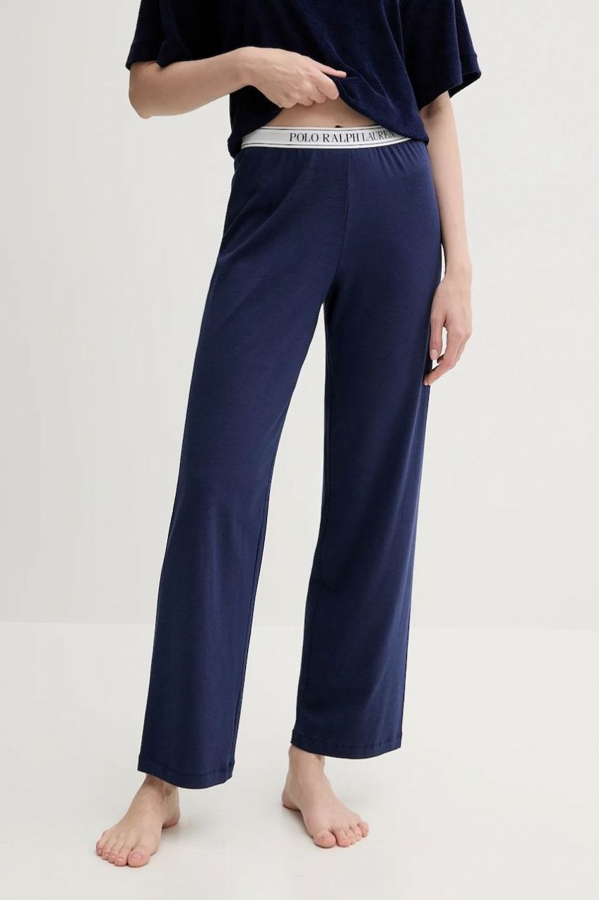Pyžamové nohavice Polo Ralph Lauren tmavomodrá farba, 4P0290