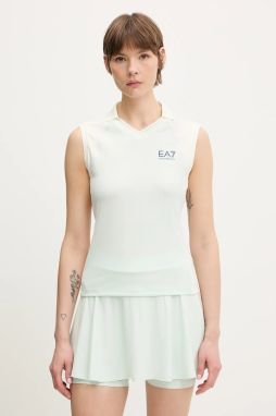 Tréningový top EA7 Emporio Armani zelená farba, AF13282.7W000200