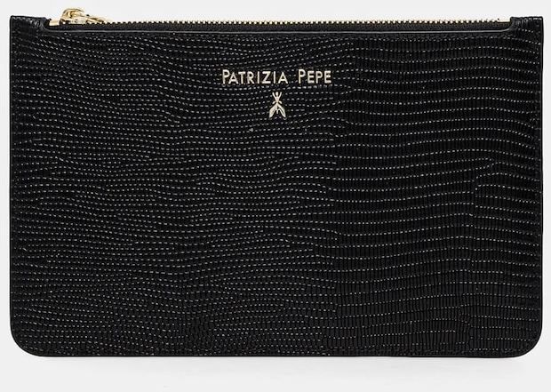 Kožená taška Patrizia Pepe čierna farba, 8Q0025 L137