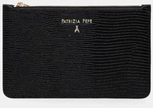 Kožená taška Patrizia Pepe čierna farba, 8Q0025 L137