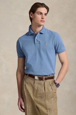 Bavlnené polo tričko Polo Ralph Lauren jednofarebné, 710680784