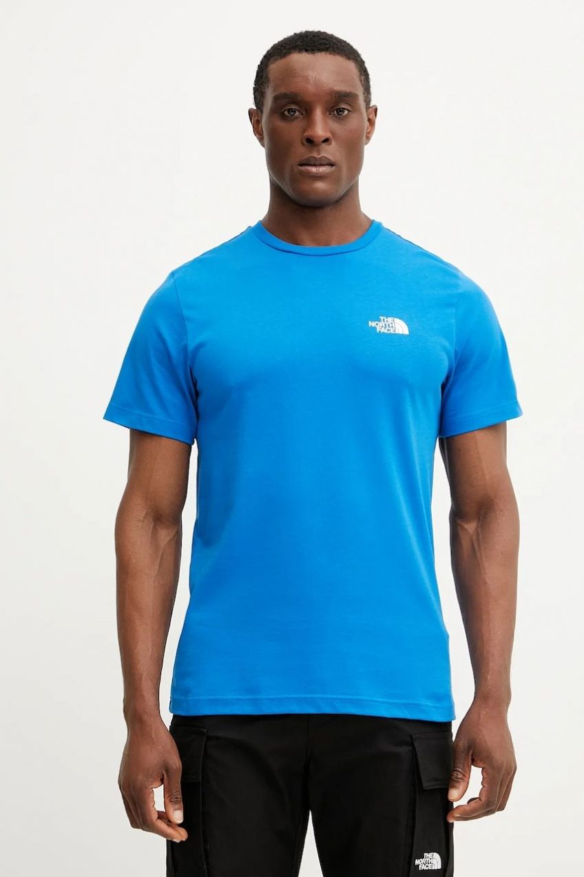 Tričko The North Face Simple Dome pánske, jednofarebné, NF0A87NGT4S1