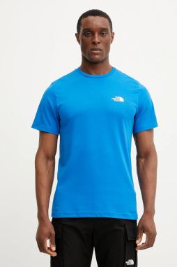 Tričko The North Face Simple Dome pánske, jednofarebné, NF0A87NGT4S1