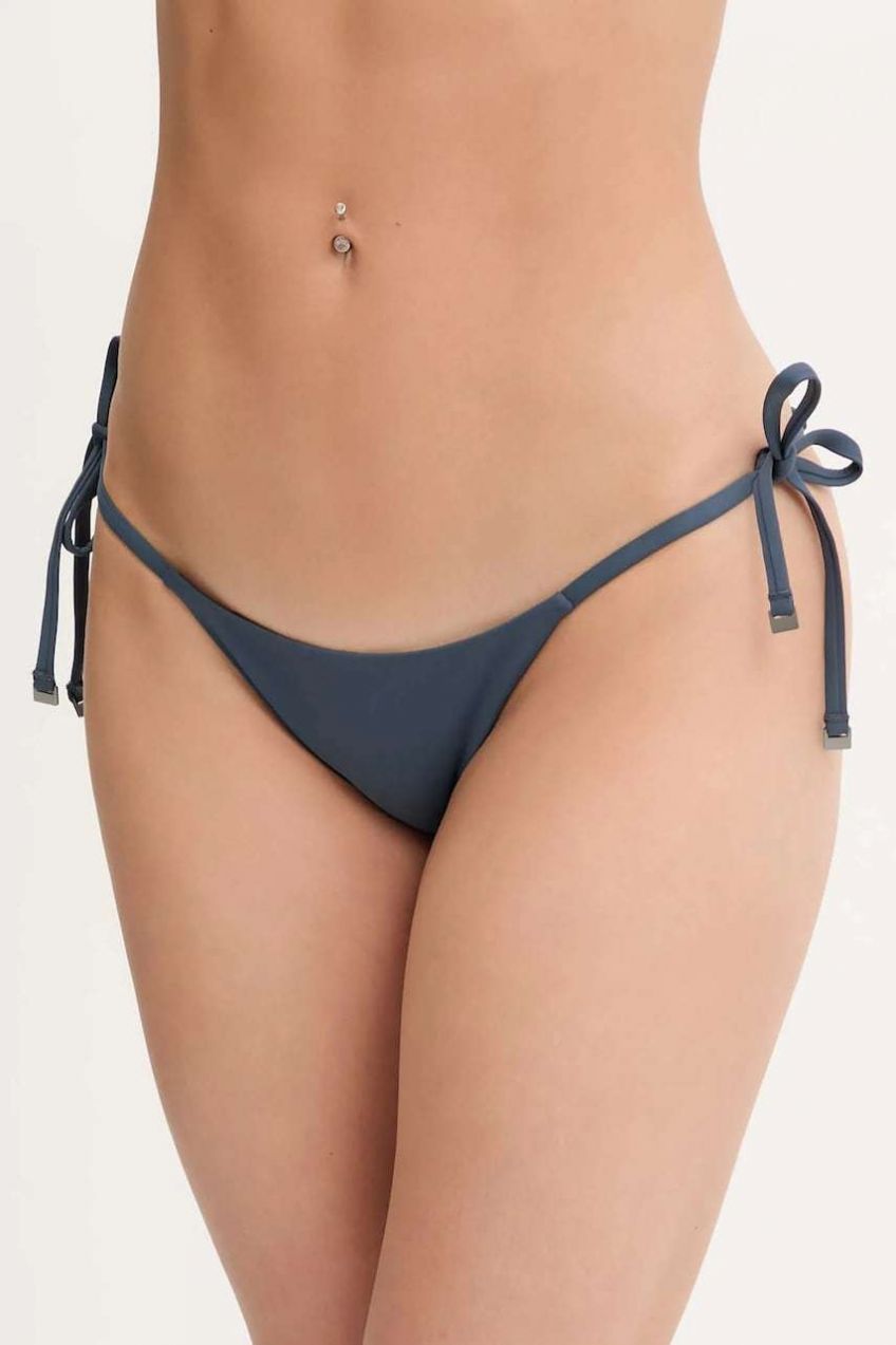 Plavkové nohavičky Calvin Klein šedá farba, LV00Q62704