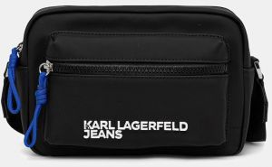 Kabelka Karl Lagerfeld Jeans čierna farba, A3M30247