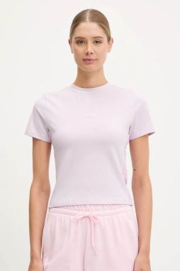 Tričko adidas Essentials dámske, fialová farba, JE1248