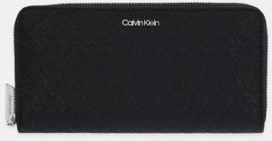 Peňaženka Calvin Klein dámska, čierna farba, LV04F1073G