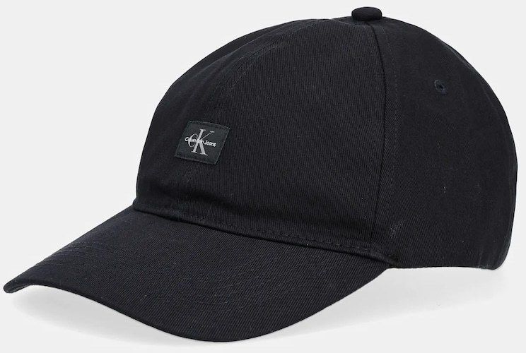 Bavlnená šiltovka Calvin Klein Jeans čierna farba, jednofarebná, LV04G5001G