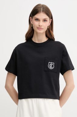 Bavlnené tričko Calvin Klein Jeans dámske, čierna farba, LV047B847G