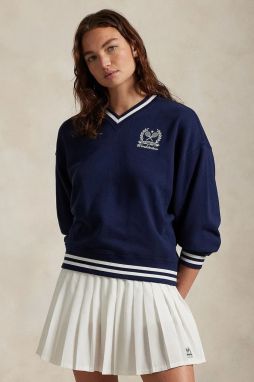 Mikina Polo Ralph Lauren tmavomodrá farba, jednofarebná, 211970426