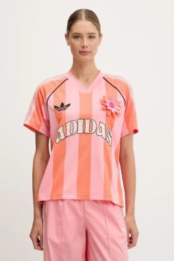 Tričko adidas Originals Jersey dámske, ružová farba, KC0673