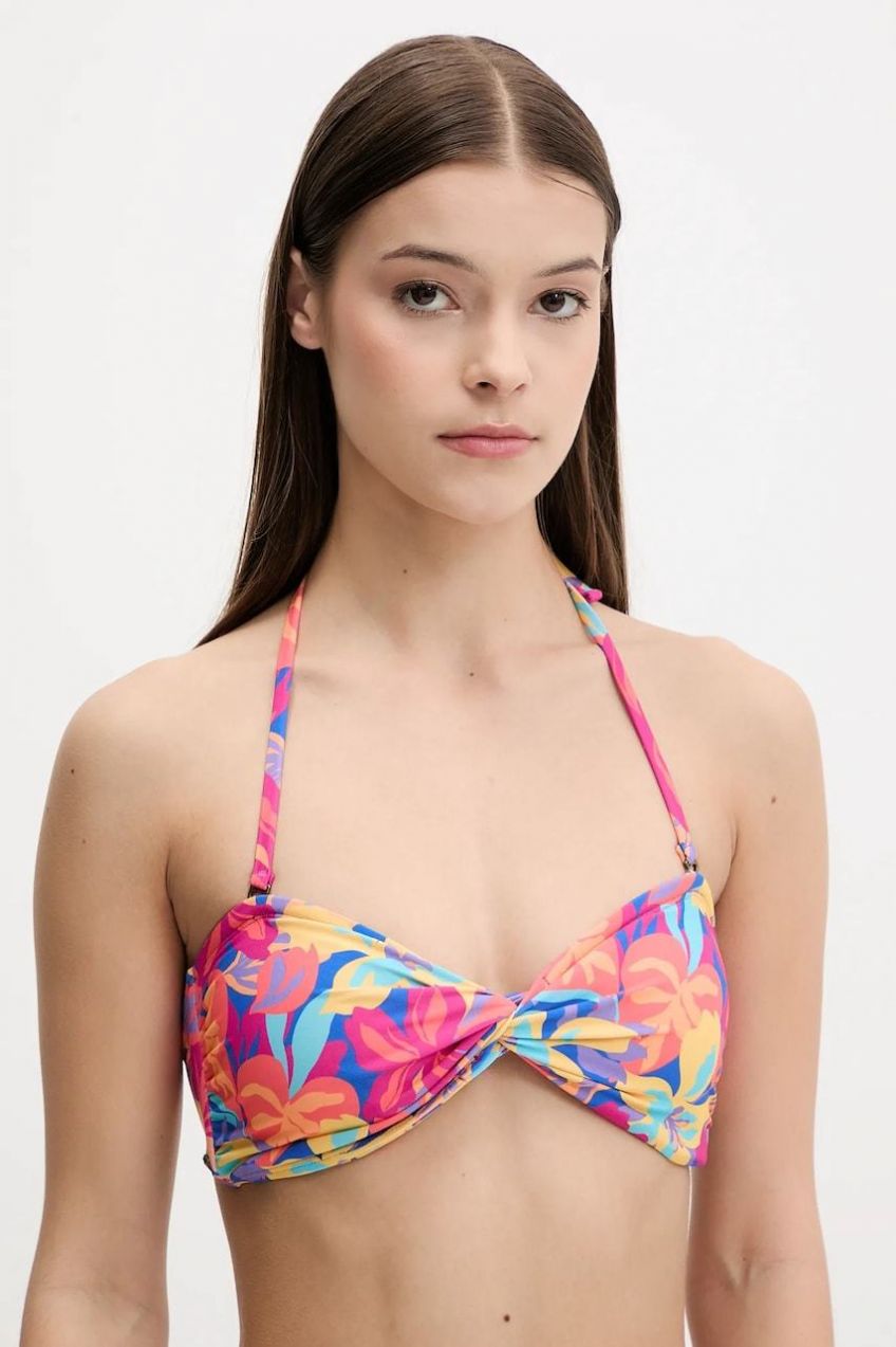 Plavková podprsenka Rip Curl ES VEDRA žltá farba, jemne vystužený košík, 0PPWSW