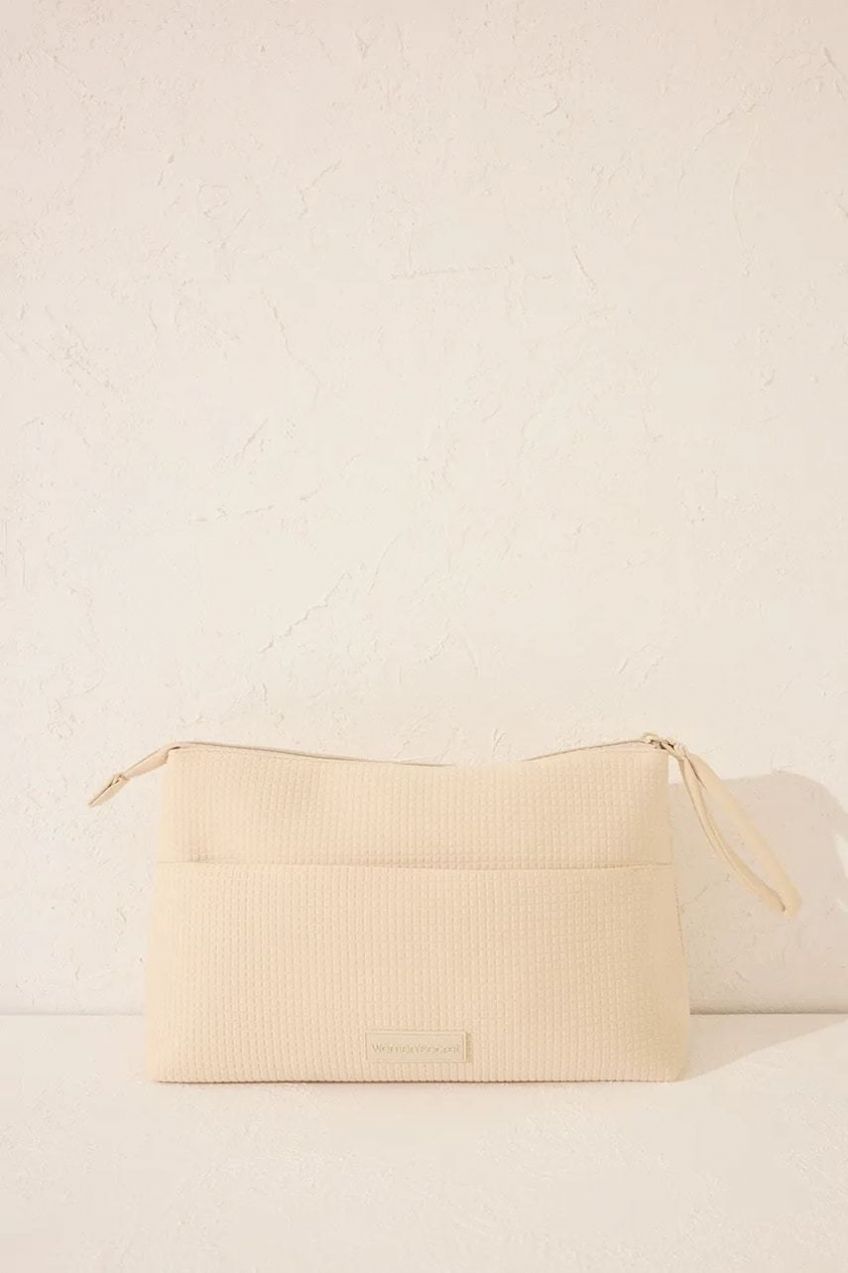Kozmetická taška women'secret béžová farba, 4849279
