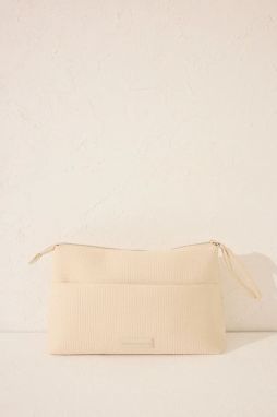 Kozmetická taška women'secret béžová farba, 4849279