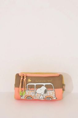 Kozmetická taška women'secret SNOOPY zelená farba, 4849276
