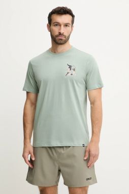 Bavlnené tričko 47 brand MLB Detroit Tigers pánske, zelená farba, s potlačou, BB009TEMECH643630K2