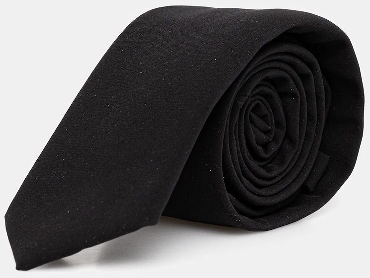 Kravata Karl Lagerfeld čierna farba, 553006.805100