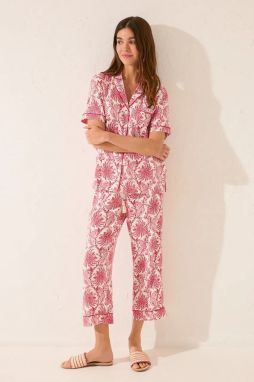 Pyžamo women'secret dámske, bordová farba, 4859416