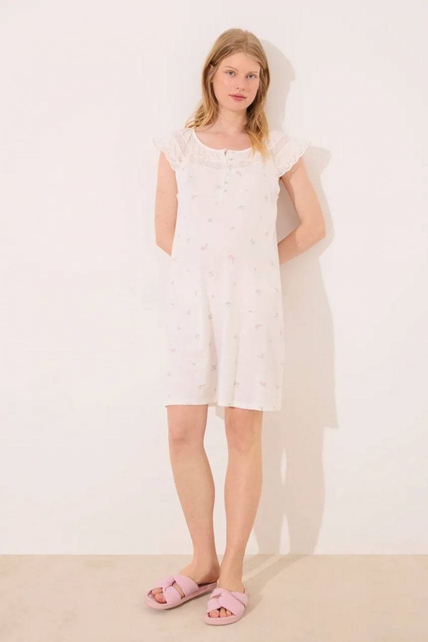 Nočná košeľa women'secret biela farba, 3639176