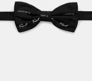 Hodvábny motýlik Karl Lagerfeld čierna farba, 553151.805200