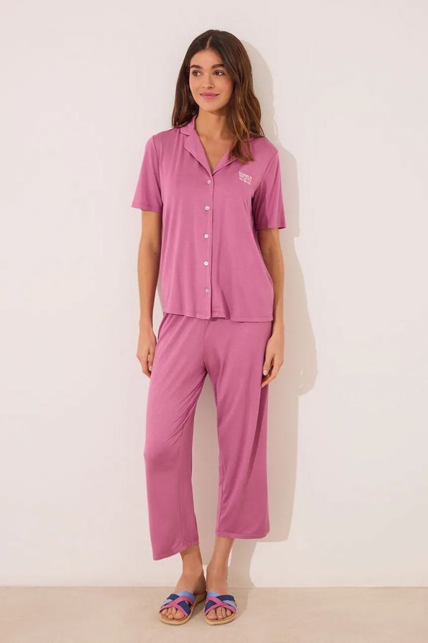 Pyžamo women'secret dámske, ružová farba, 3599226