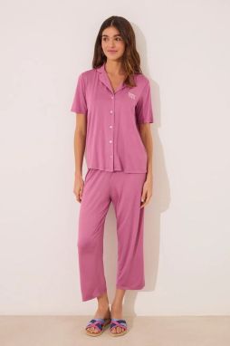 Pyžamo women'secret dámske, ružová farba, 3599226