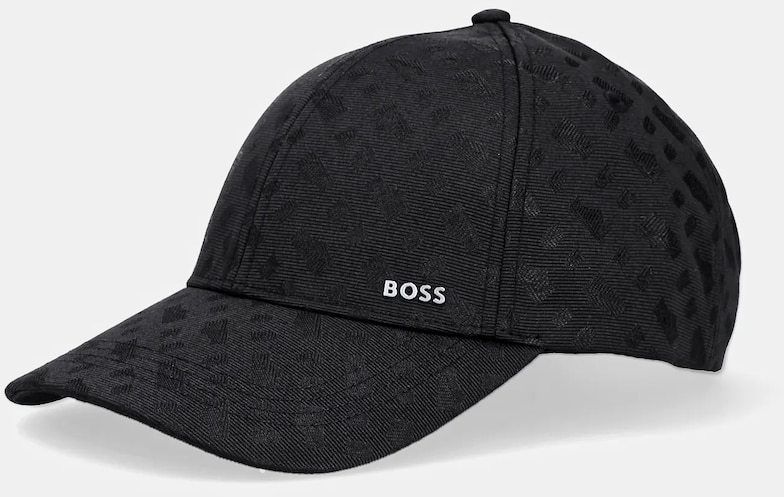 Šiltovka BOSS čierna farba, vzorovaná, 50544405