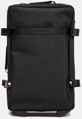 Kufor Tommy Hilfiger čierna farba, AM0AM13474