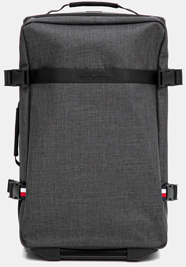 Kufor Tommy Hilfiger šedá farba, AM0AM13554