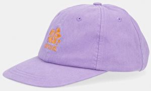 Bavlnená šiltovka Rip Curl fialová farba, s nášivkou, 04QWHE