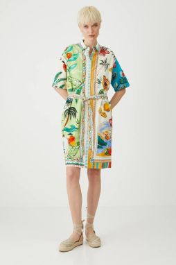 Šaty Medicine viac farieb, mini, oversize