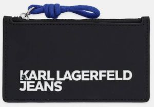 Peňaženka Karl Lagerfeld Jeans pánska, čierna farba, A3M32073
