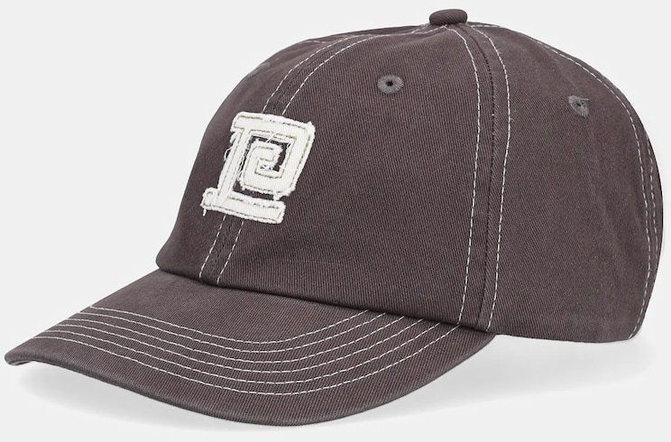 Bavlnená šiltovka P.E Nation Monogram šedá farba, s nášivkou, 252A108