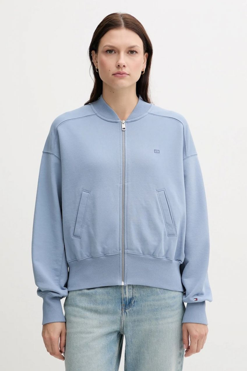 Bavlnená mikina Tommy Hilfiger jednofarebná, WW0WW45753