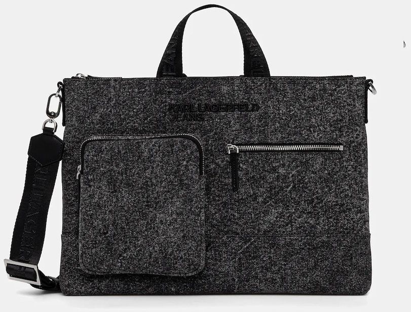 Taška Karl Lagerfeld Jeans čierna farba, A3M30252