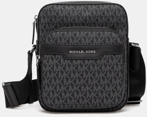 Malá taška Michael Kors HUDSON čierna farba, 33T5LHDM0B