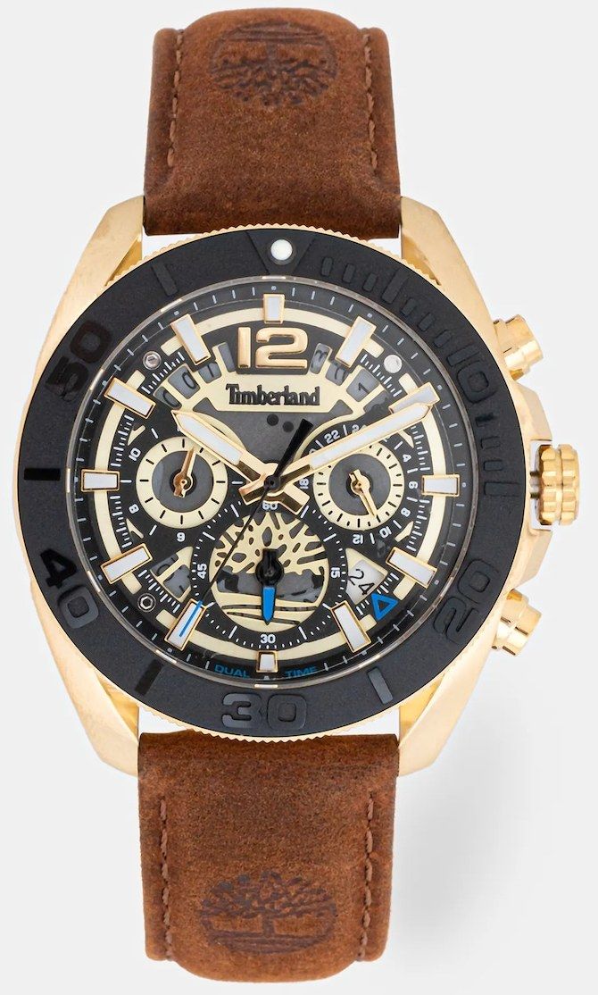 Hodinky Timberland pánske, hnedá farba, TDWGF0041702