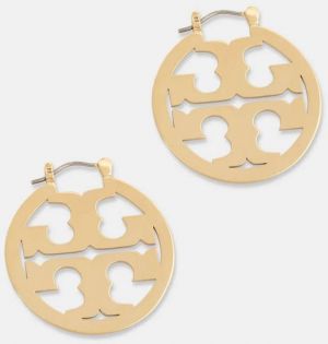 Pozlátené náušnice Tory Burch Miller 153685-720