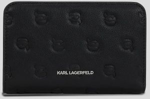 Peňaženka Karl Lagerfeld dámska, čierna farba, A3W32005