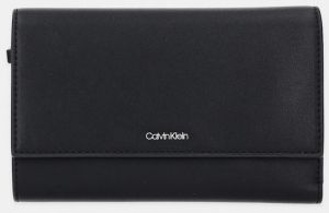 Peňaženka Calvin Klein dámska, čierna farba, LV04F1031G