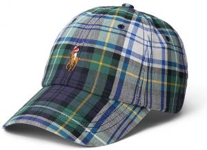 Bavlnená šiltovka Polo Ralph Lauren zelená farba, vzorovaná, 710972690