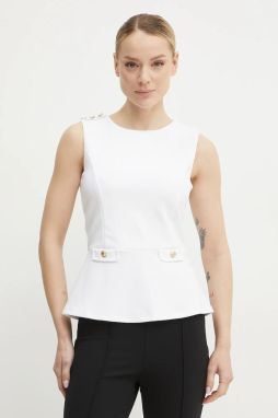 Blúzka Guess AMBRE dámska, biela farba, jednofarebná, W5GP54 KCBO2