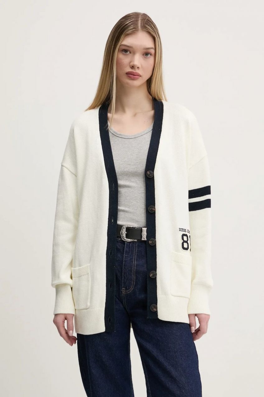 Bavlnený kardigán Guess Jeans