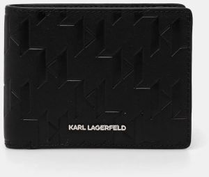 Kožená peňaženka Karl Lagerfeld  K/IKON pánska, čierna farba, A1M32015