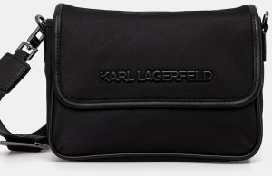 Malá taška Karl Lagerfeld K/IKON čierna farba, A2M30156