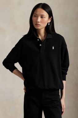 Mikina Polo Ralph Lauren čierna farba, jednofarebné, 211965097