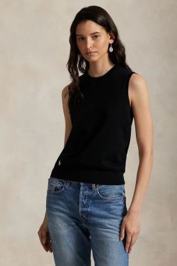 Sveter Polo Ralph Lauren čierna farba, 211972111