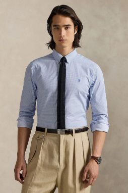 Košeľa Polo Ralph Lauren slim, s klasickým golierom, 710974530