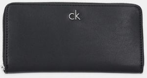Peňaženka Calvin Klein dámska, čierna farba, LV04F1034G